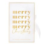 Tazones Dorados Merry Christmas