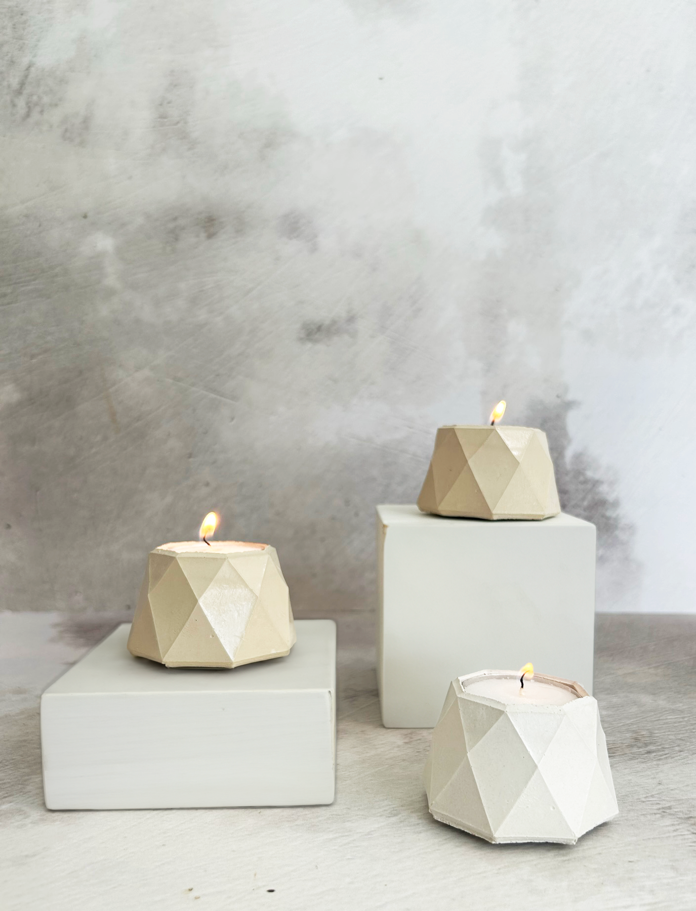 Mini Vela de Concreto