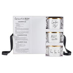 Set de 3 Tazones Eat, Dip & Be Merry