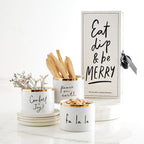 Set de 3 Tazones Eat, Dip & Be Merry
